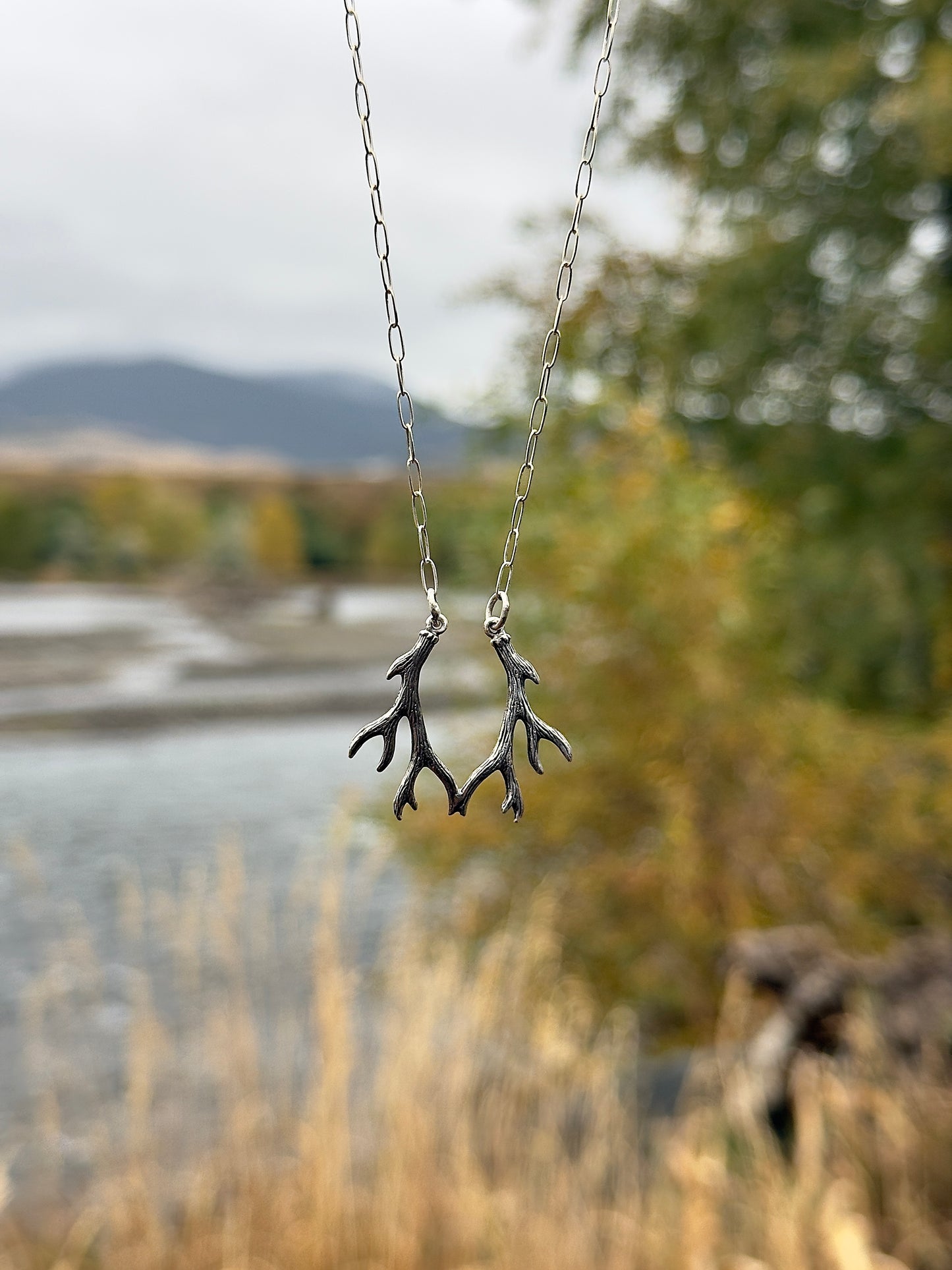 Antler Ring Holder Necklace