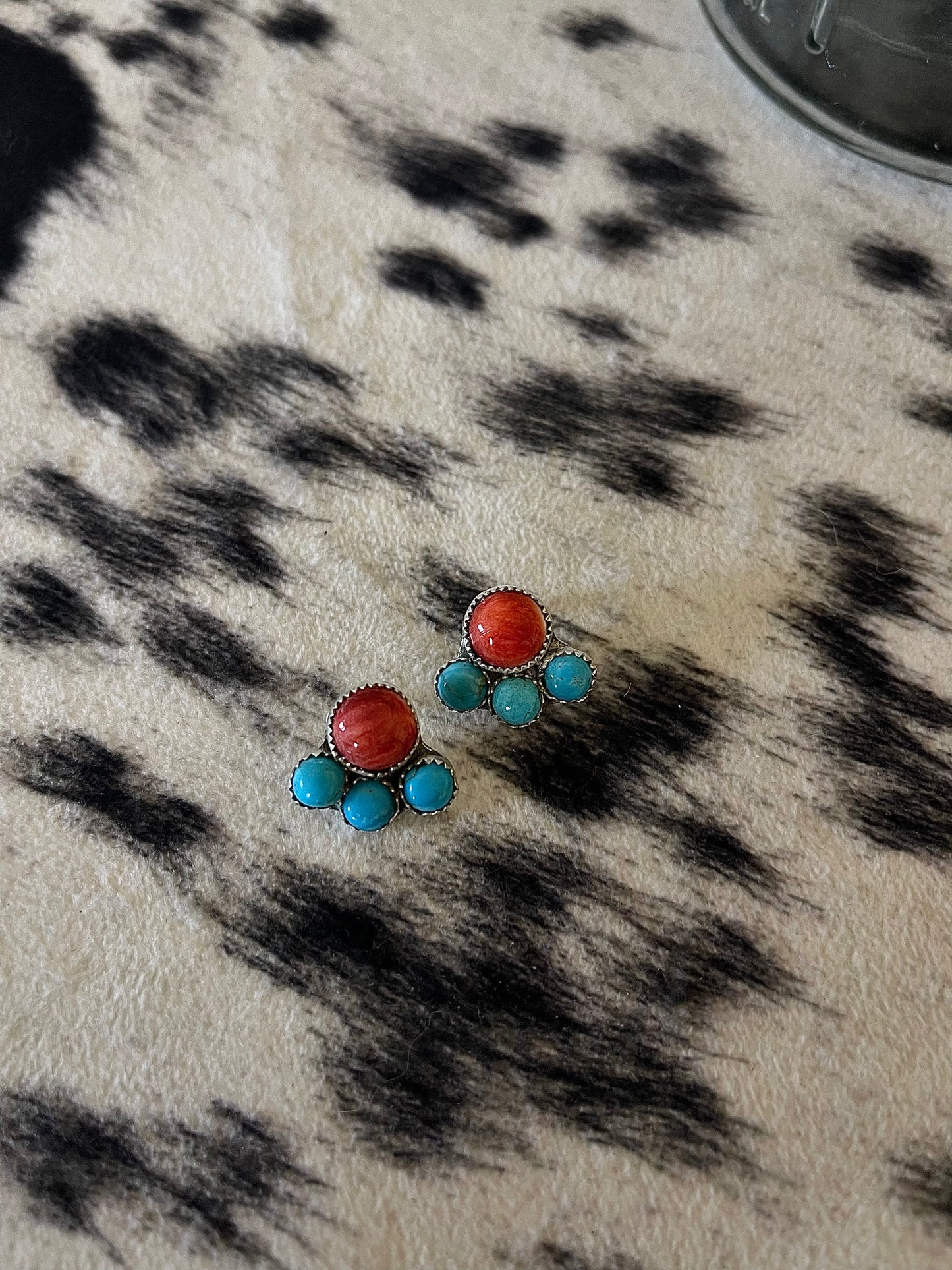 Coral + Kingman Earrings