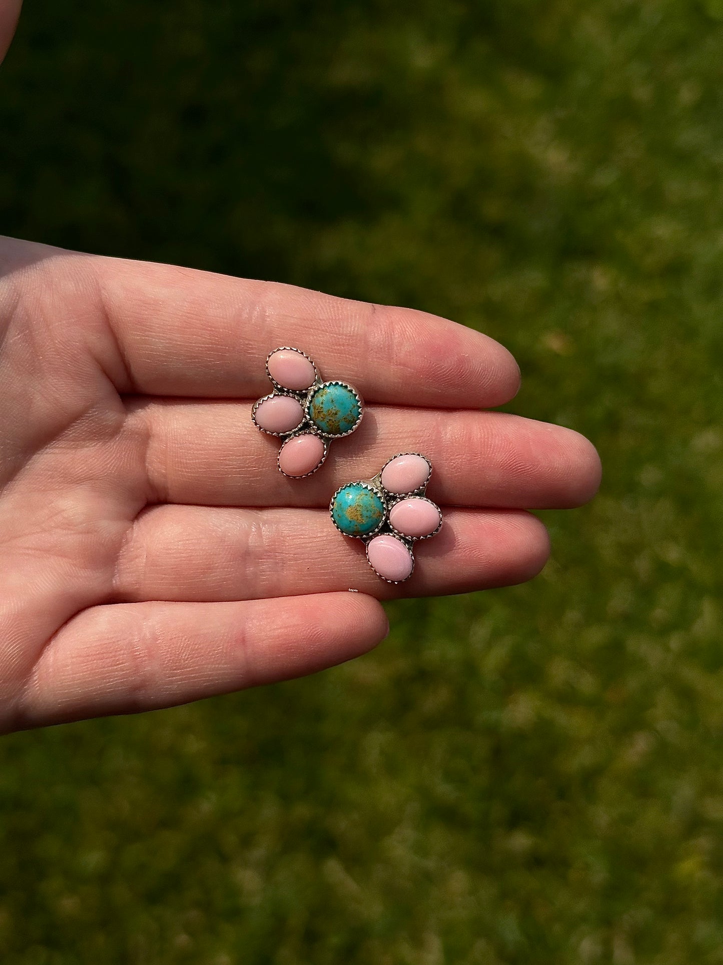 Pink Conch & Kingman Turquoise
