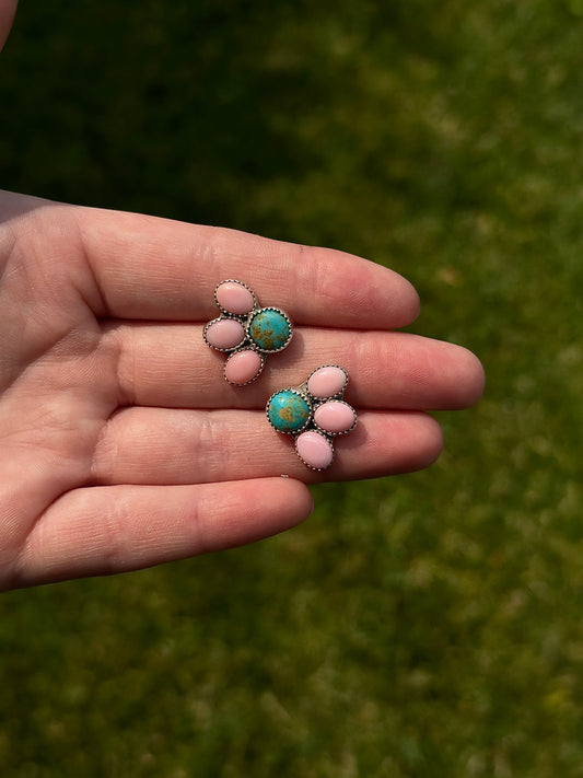 Pink Conch & Kingman Turquoise