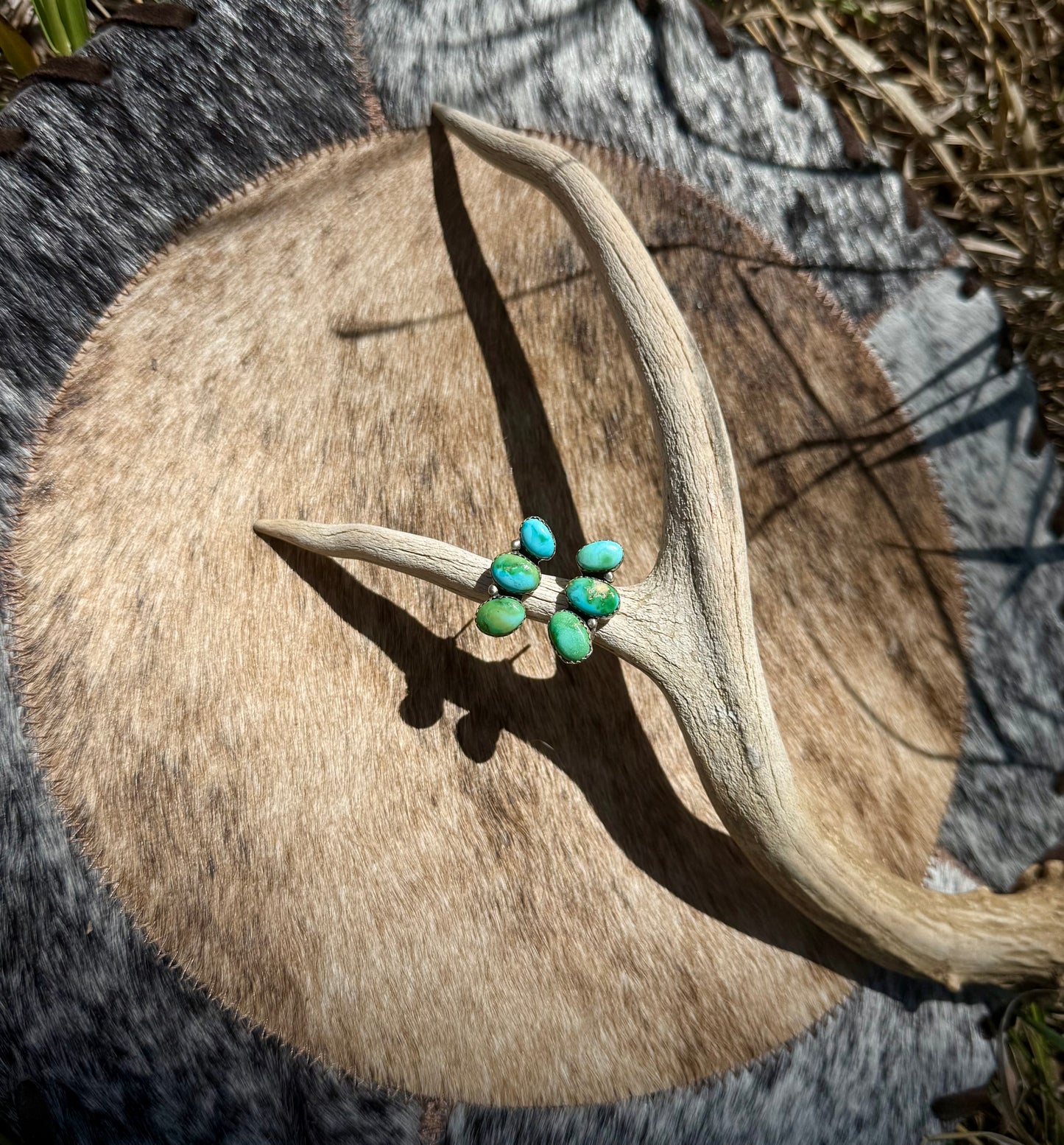 Sonoran Mountain Turquoise Cluster Earrings