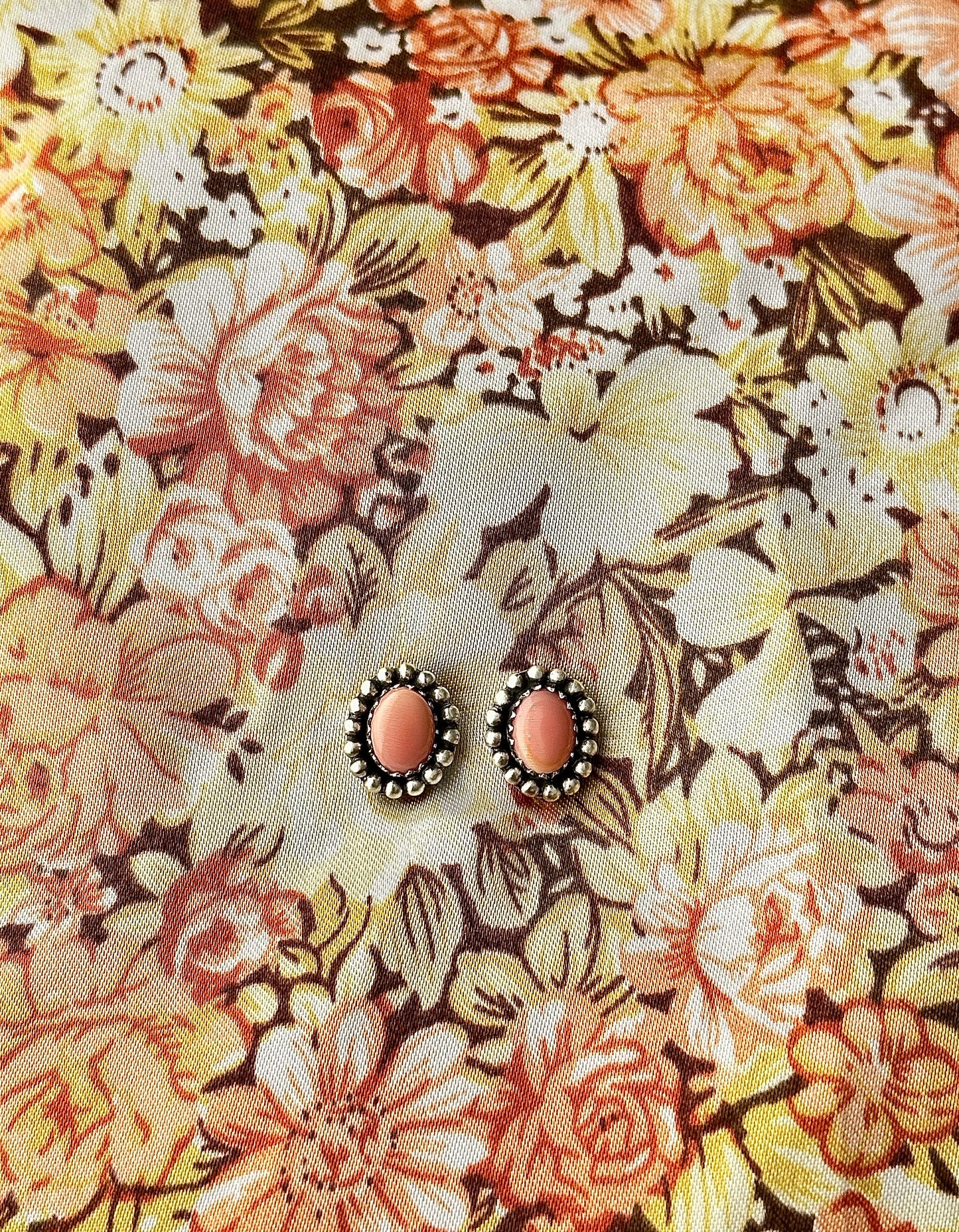 Pink Conch Studs